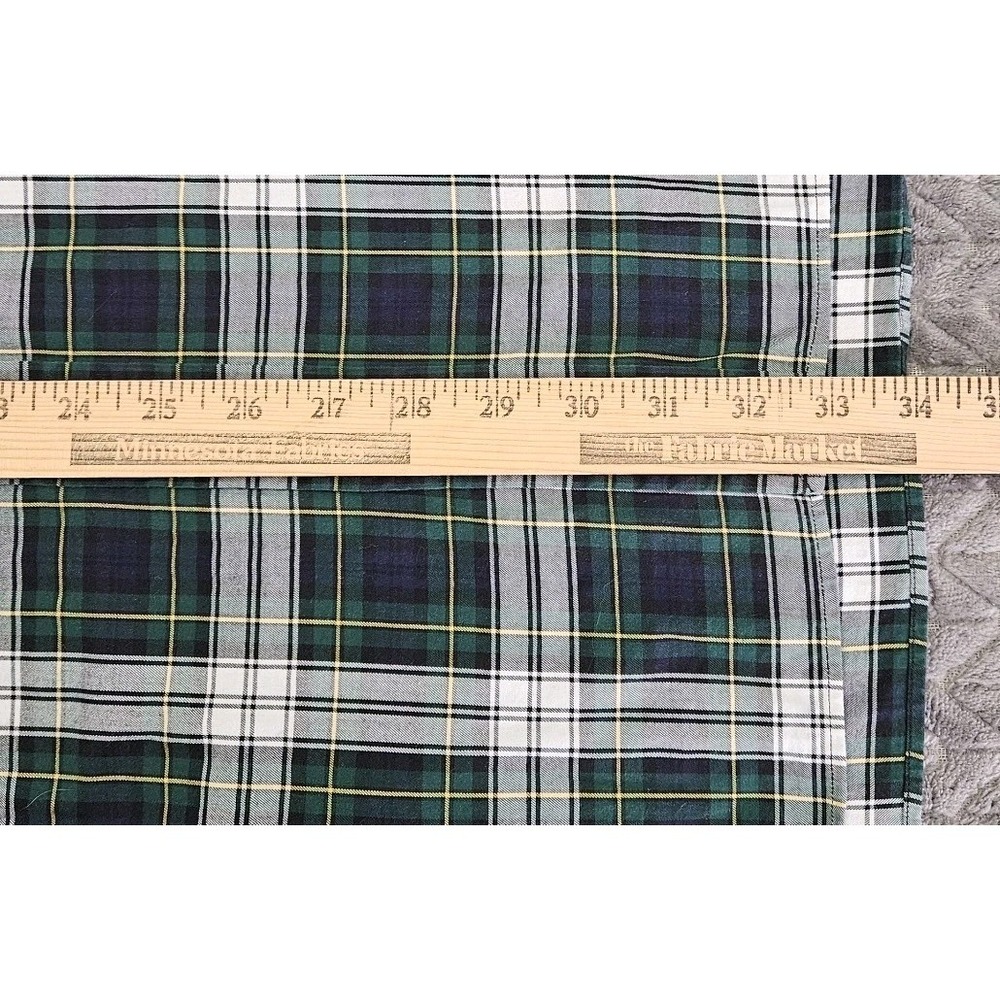 Polo Ralph Lauren Shirt Men Size 2XB Button Up Long Sleeve Green Navy Plaid Pony - Picture 6 of 7